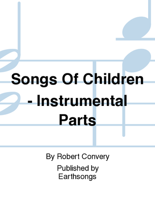 songs of children inst. parts