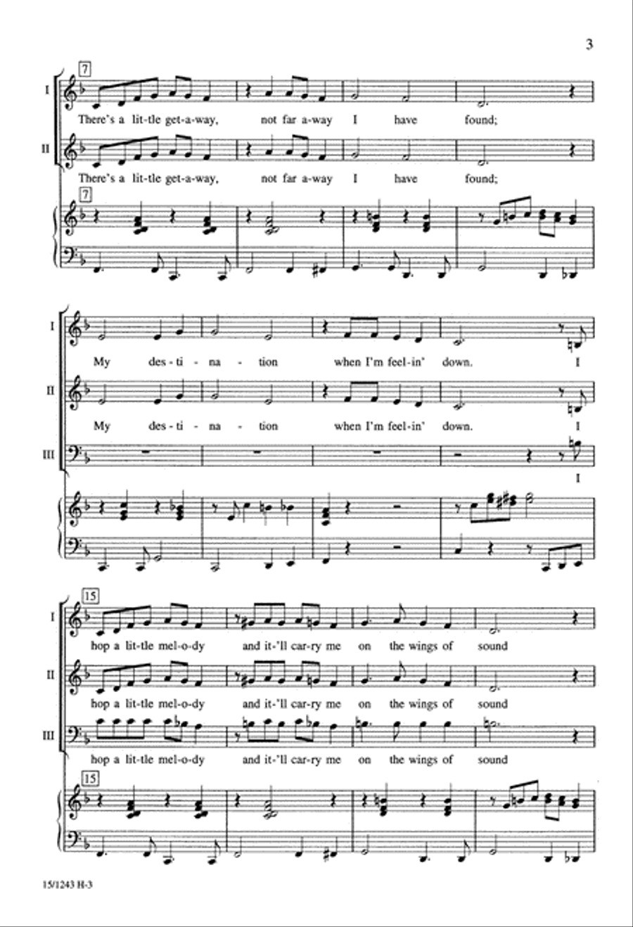 Ragtime Town Unison Choir scores gallery preview page 3