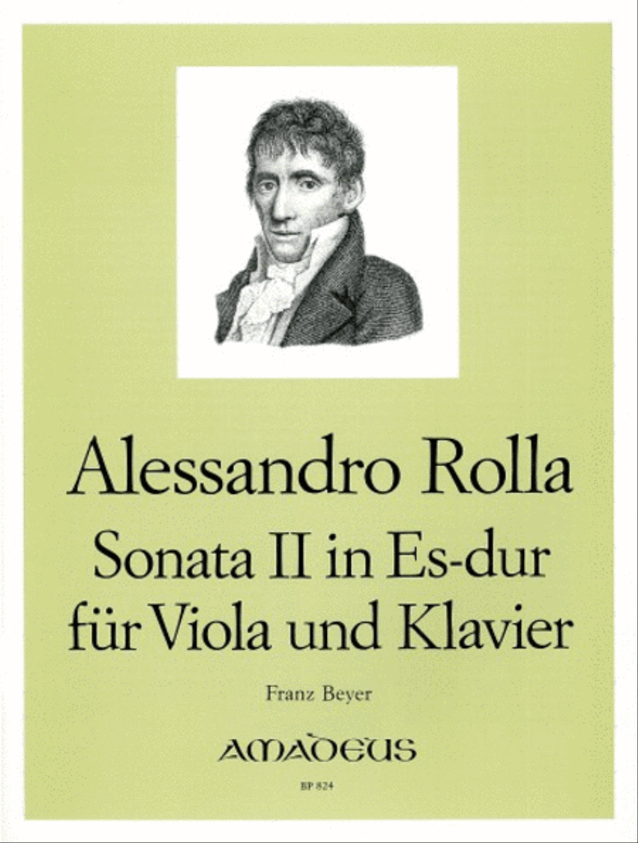 Sonata II Eb major Piano Accompaniment scores gallery preview page 1