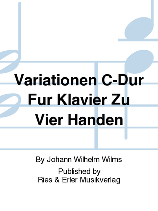 Variationen C-dur für Klavier zu vier Handen