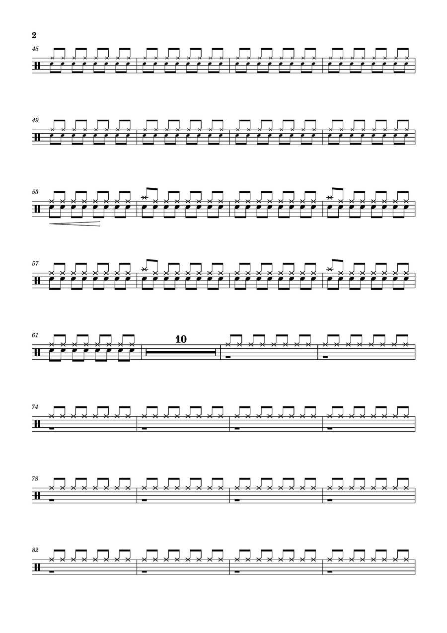 Politik Drum Set scores gallery preview page 2