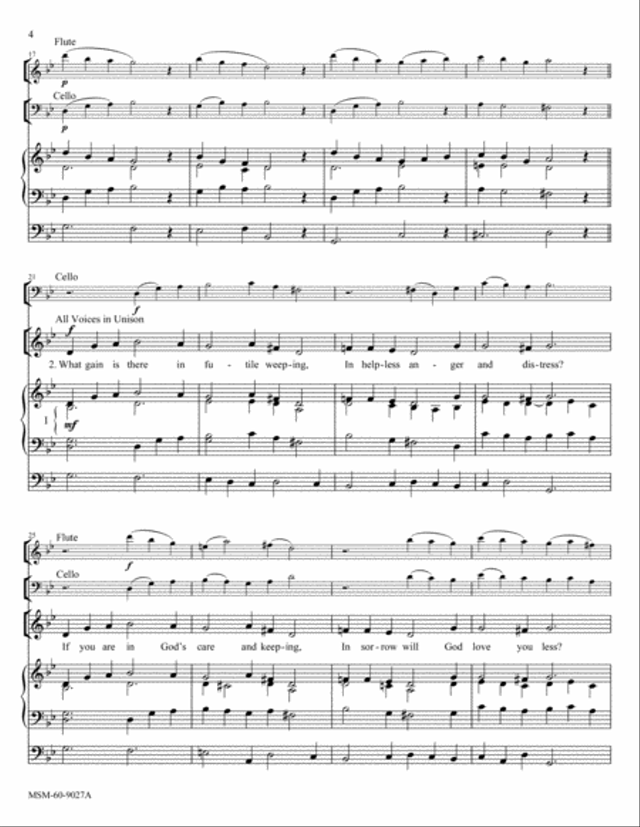 If You But Trust in God to Guide You Choir scores gallery preview page 3