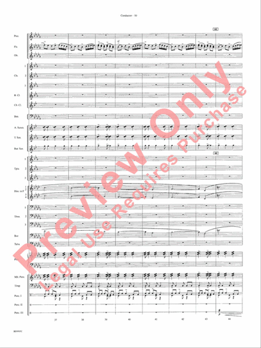 The Inferno The Inferno Concert Band scores gallery preview page 13