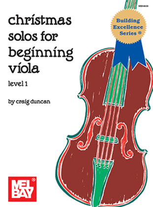 Book cover for Christmas Solos for Beginning Viola