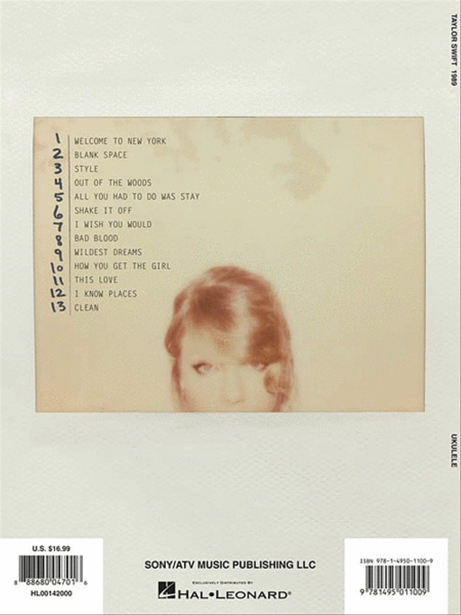 Taylor Swift – 1989 Ukulele scores gallery preview page 2