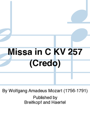 Missa in C K. 257