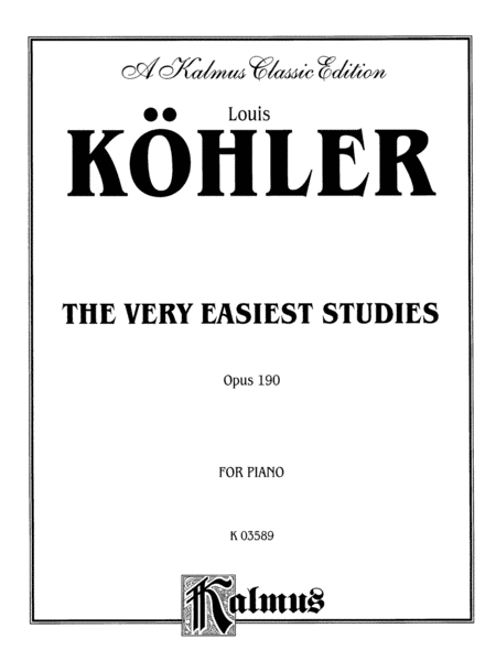 The Very Easiest Studies, Op. 190