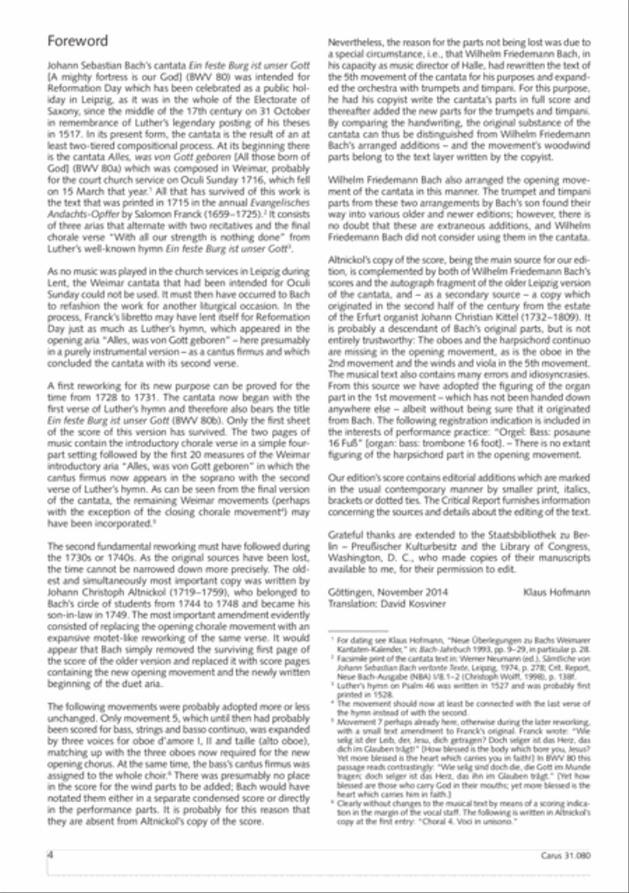 A mighty fortress is our God (Ein feste Burg ist unser Gott) 4-Part scores gallery preview page 5