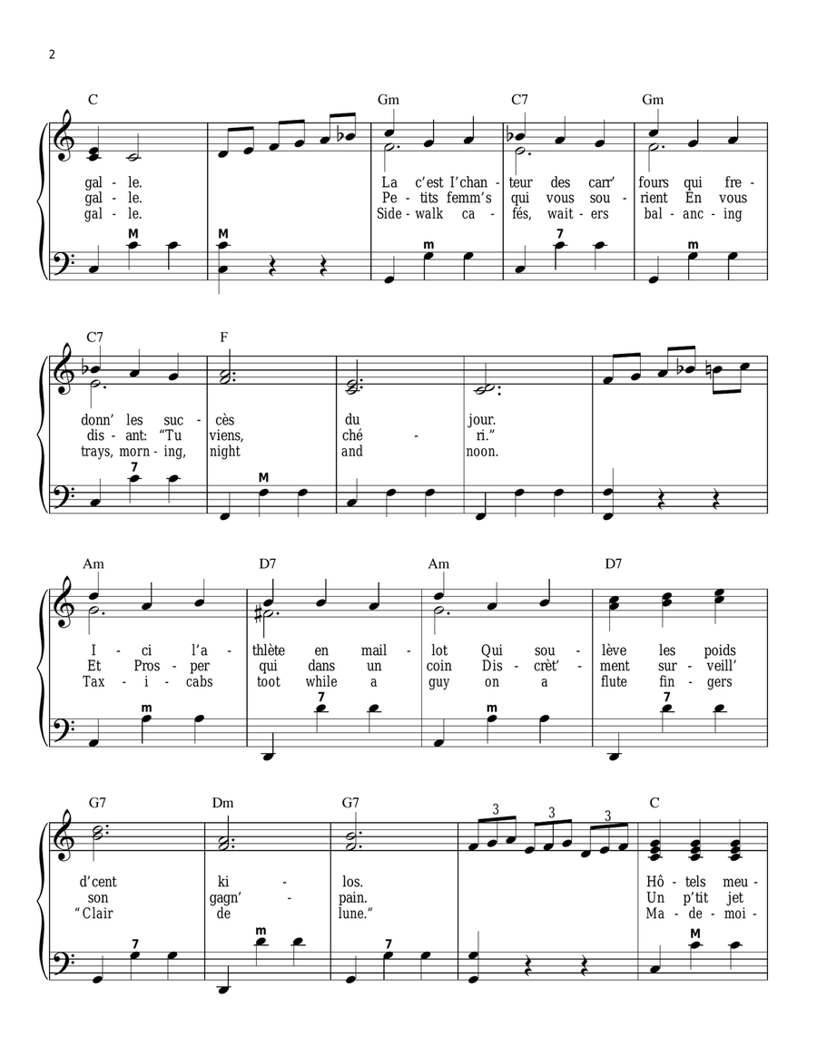 Pigalle Accordion scores gallery preview page 2