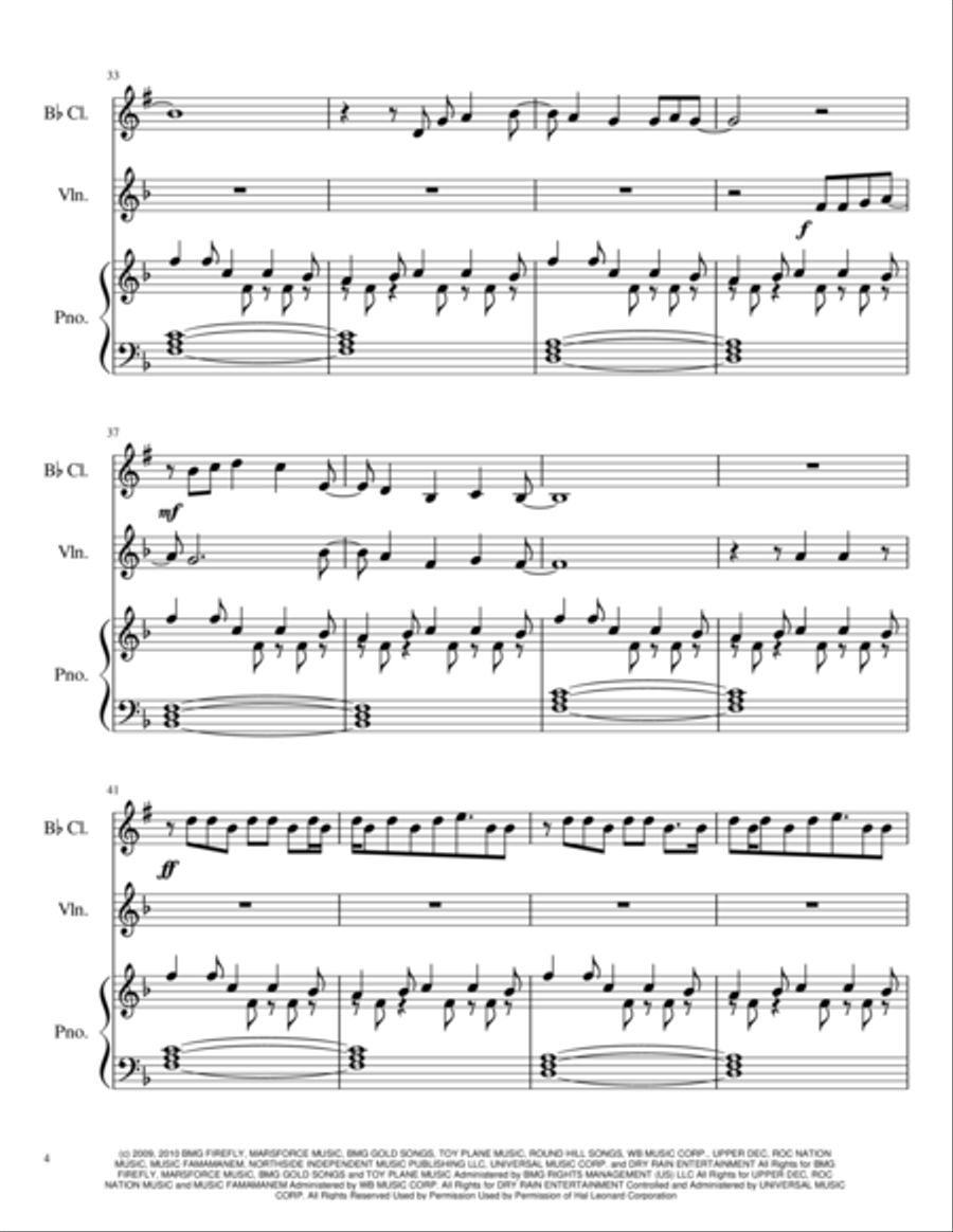 Just The Way You Are Just The Way You Are Clarinet Duet scores gallery preview page 4
