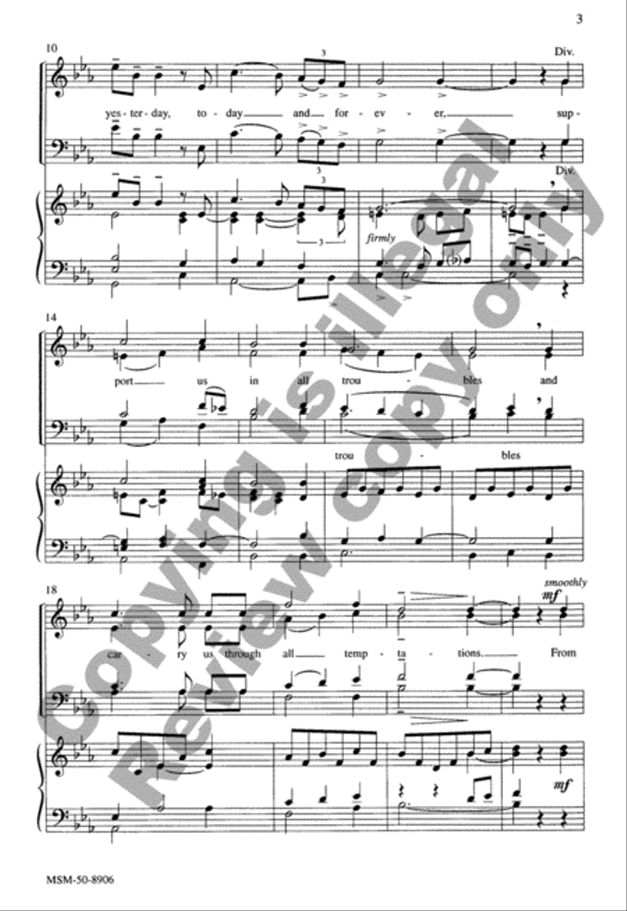 Yesterday, Today and Forever 4-Part scores gallery preview page 3