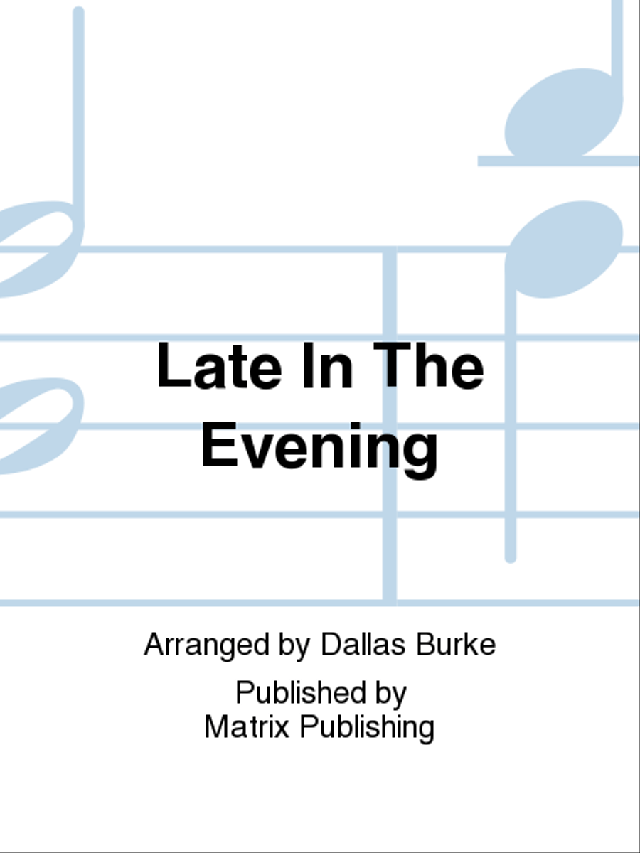 Late In The Evening Marching Band scores gallery preview page 1