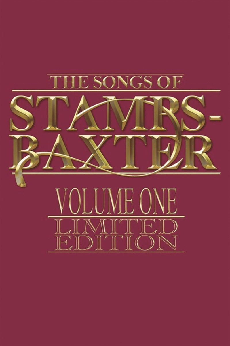Songs Of Stamps Baxter Vol 1 (Spiral)