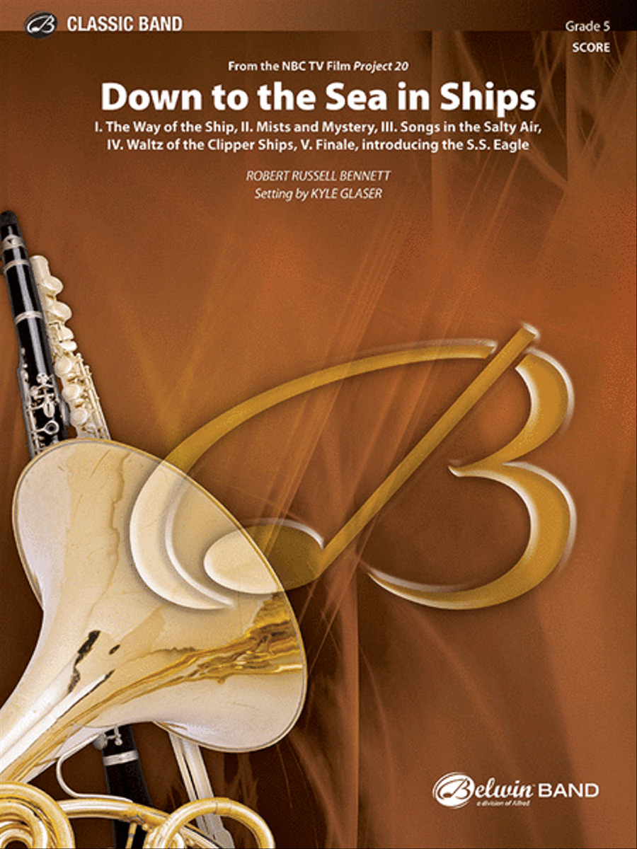 Down to the Sea in Ships (from the NBC TV Film Project 20) Concert Band scores gallery preview page 1