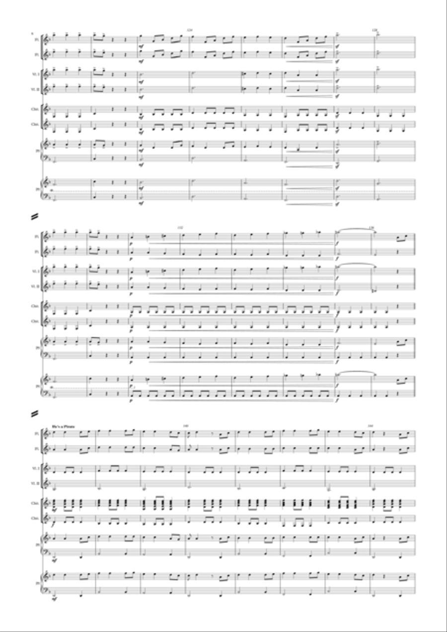 Pirates Of The Caribbean Flute scores gallery preview page 6
