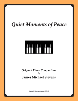 Book cover for Quiet Moments of Peace - Reflective Piano