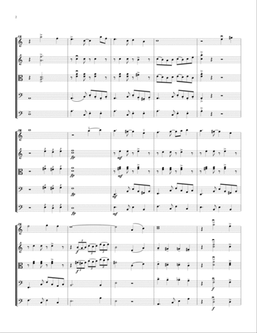 Siboney String Quintet scores gallery preview page 2