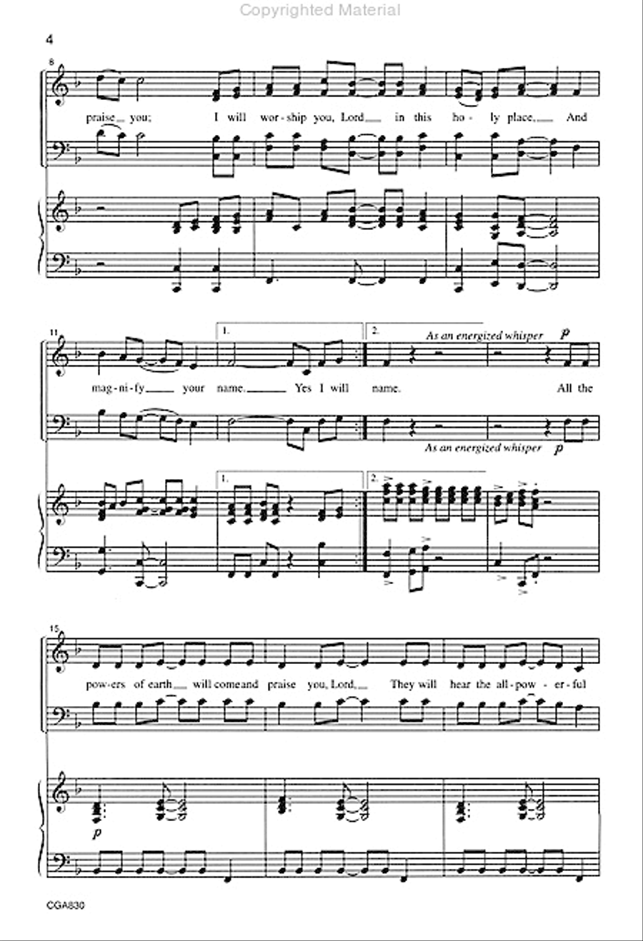 The Song of My Soul 4-Part scores gallery preview page 3