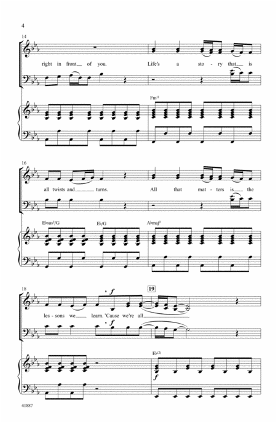 Unfinished Songs Unfinished Songs Choir scores gallery preview page 3