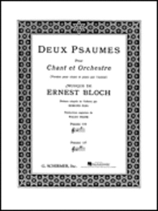 Book cover for Deux psaumes (Psalms 114 and 137)
