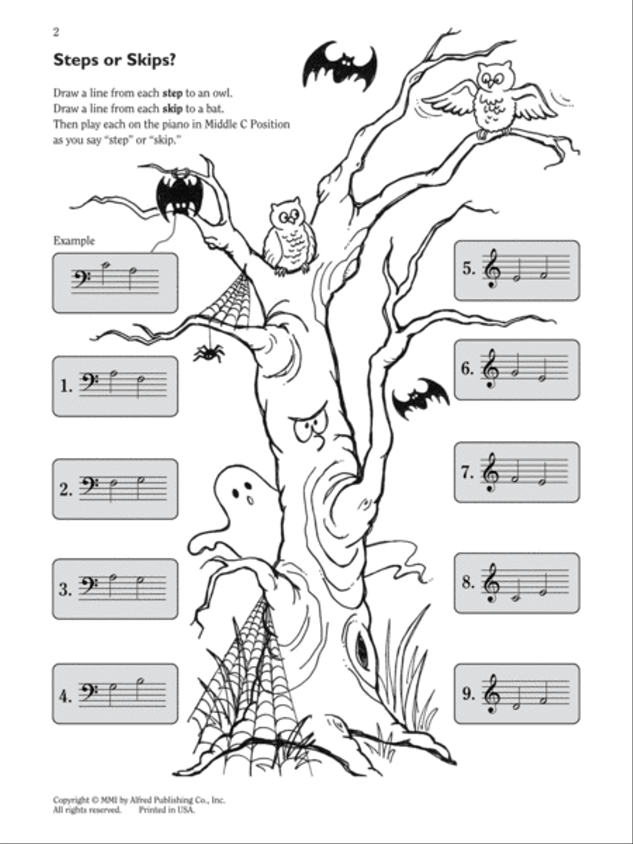 Let's Celebrate Halloween!, Book 1 Easy Piano scores gallery preview page 2