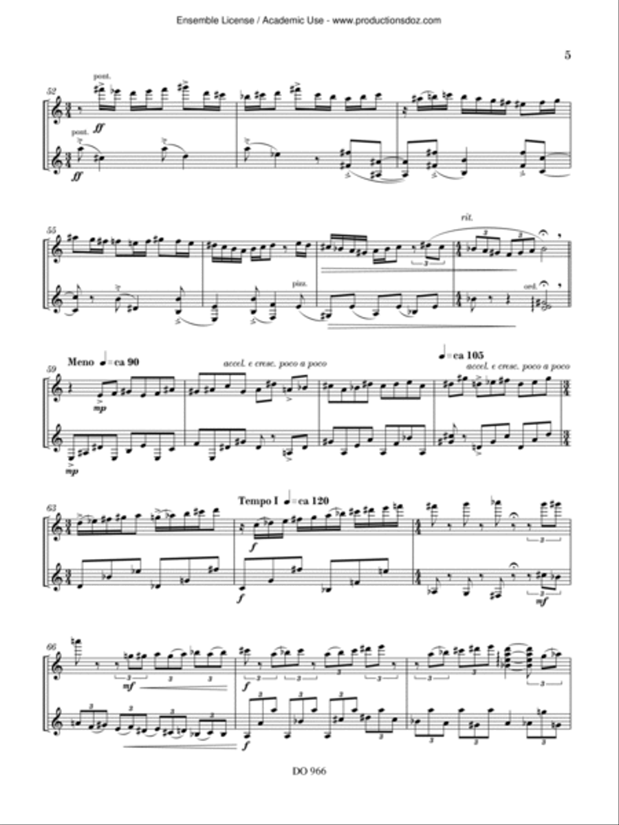 Sonate No. 2 Classical Guitar scores gallery preview page 5