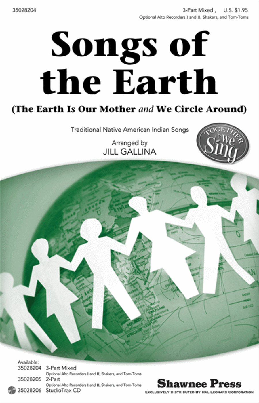 Songs of the Earth 3-Part scores gallery preview page 1