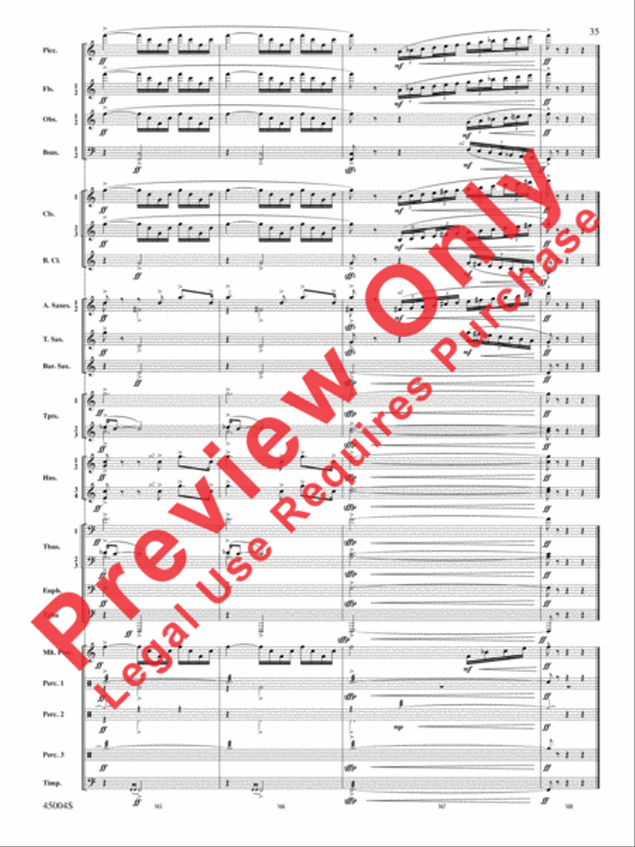 Red Rock Mountain Concert Band scores gallery preview page 70