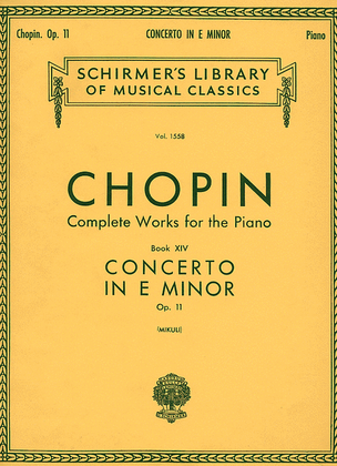 Book cover for Concerto No. 1 in E Minor, Op. 11