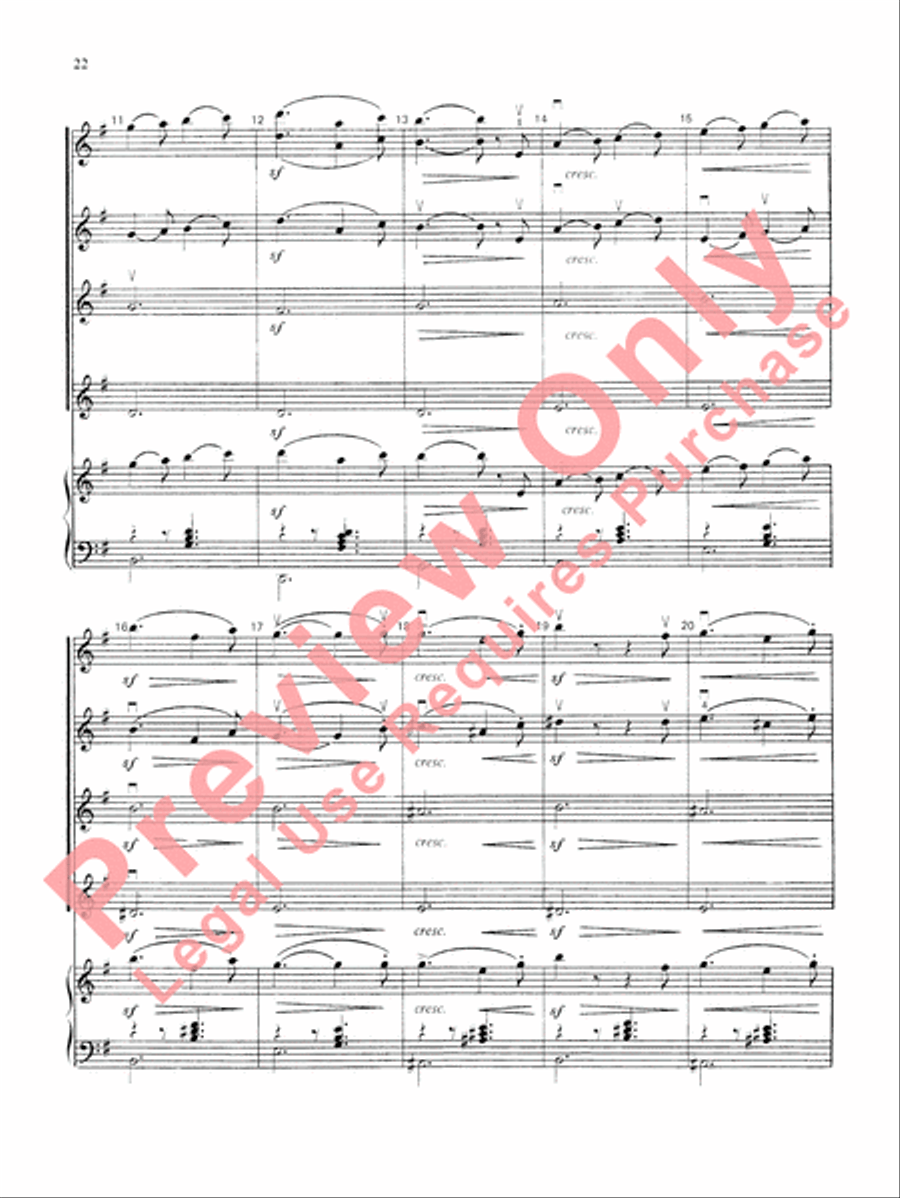 Highland/Etling Violin Quartet Series: Book 3 Small Ensemble scores gallery preview page 23