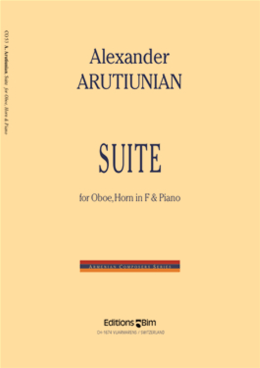 Suite Oboe scores gallery preview page 1