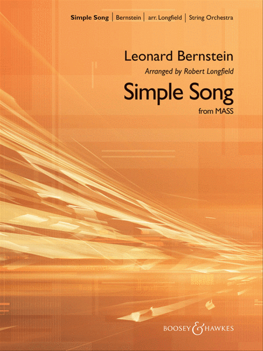 A Simple Song (from Mass) String Orchestra scores gallery preview page 1