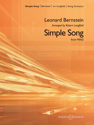 Book cover for A Simple Song (from Mass)