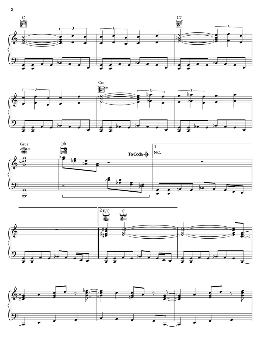 The Avengers Theme Piano Solo scores gallery preview page 2