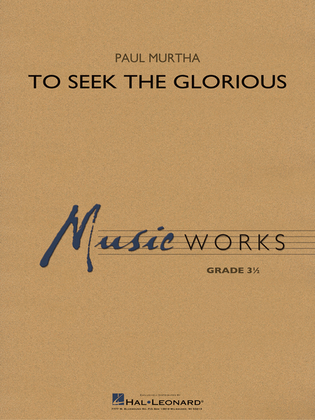 Book cover for To Seek the Glorious