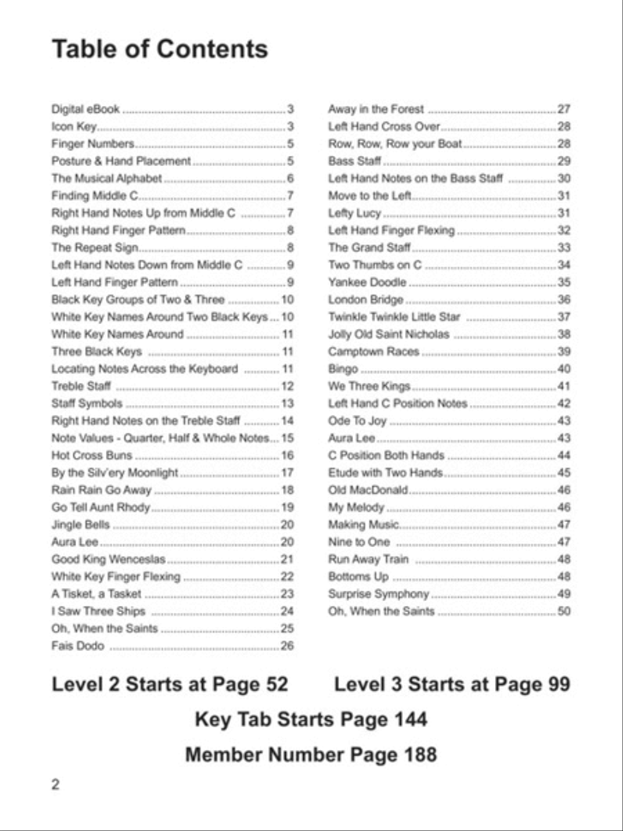 The Rock House Piano Method - Master Edition Piano Method scores gallery preview page 2