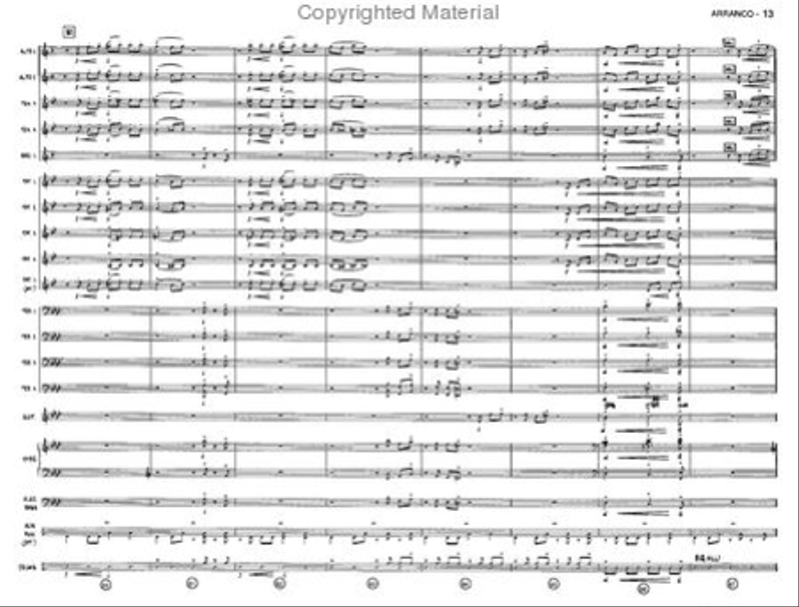 Arranco Jazz Ensemble scores gallery preview page 12