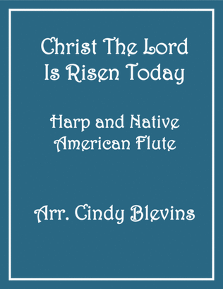 Book cover for Christ the Lord Is Risen Today, for Harp and Native American Flute