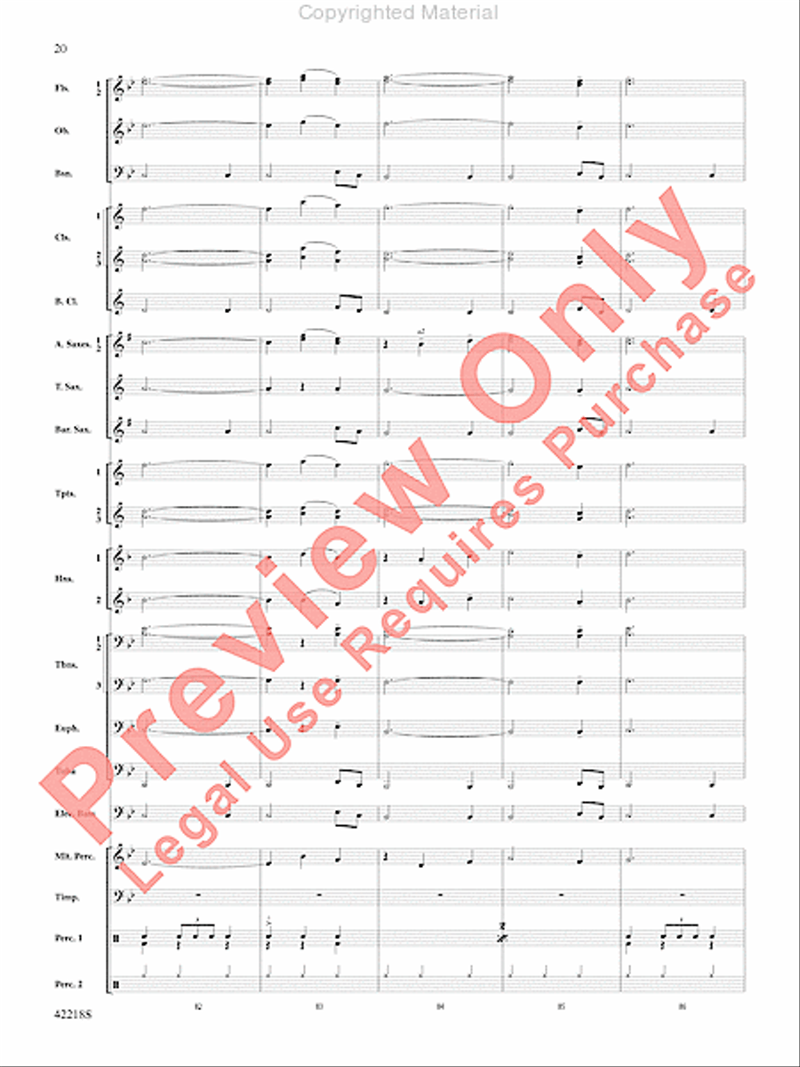 Tower of Power Greatest Hits Concert Band scores gallery preview page 19