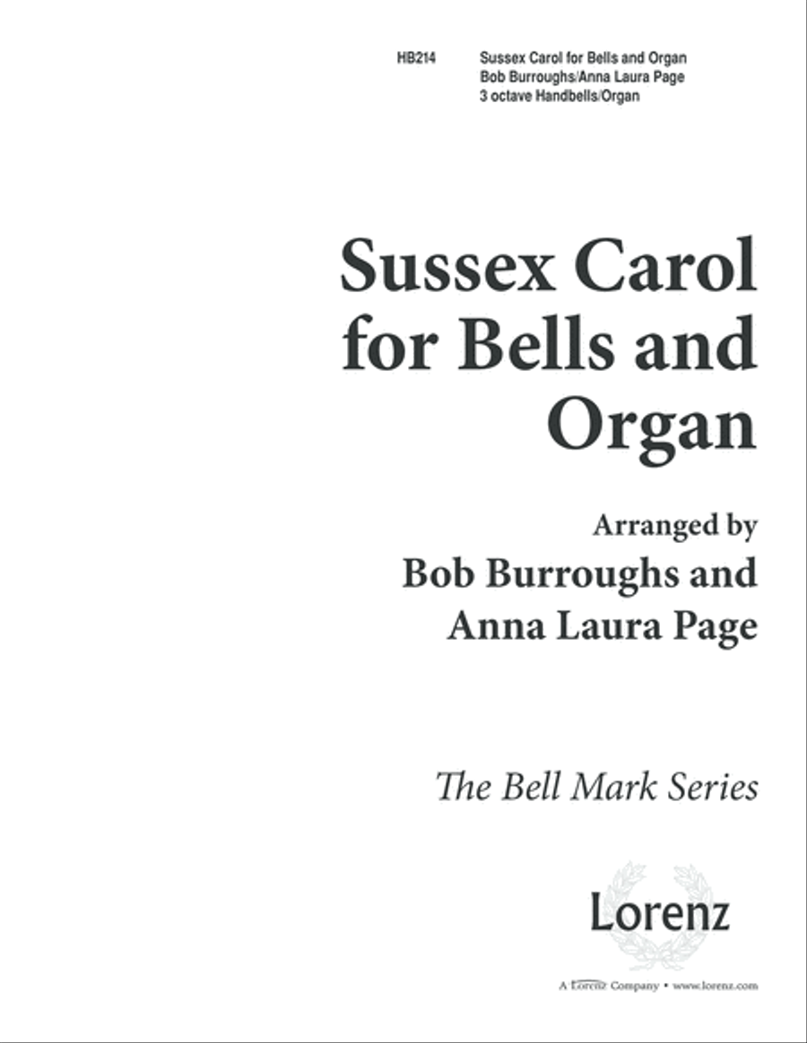 Sussex Carol For Bells And Organ 3-Octaves scores gallery preview page 1