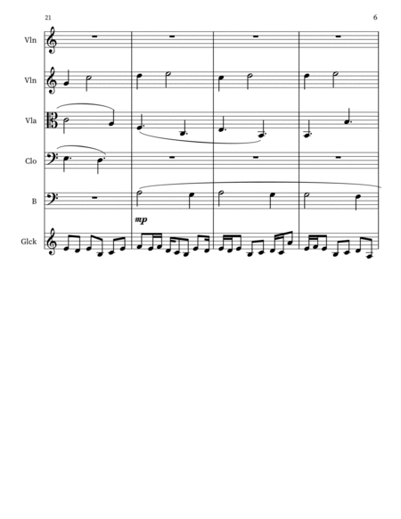 Waltz for String Quintet & Glockenspiel