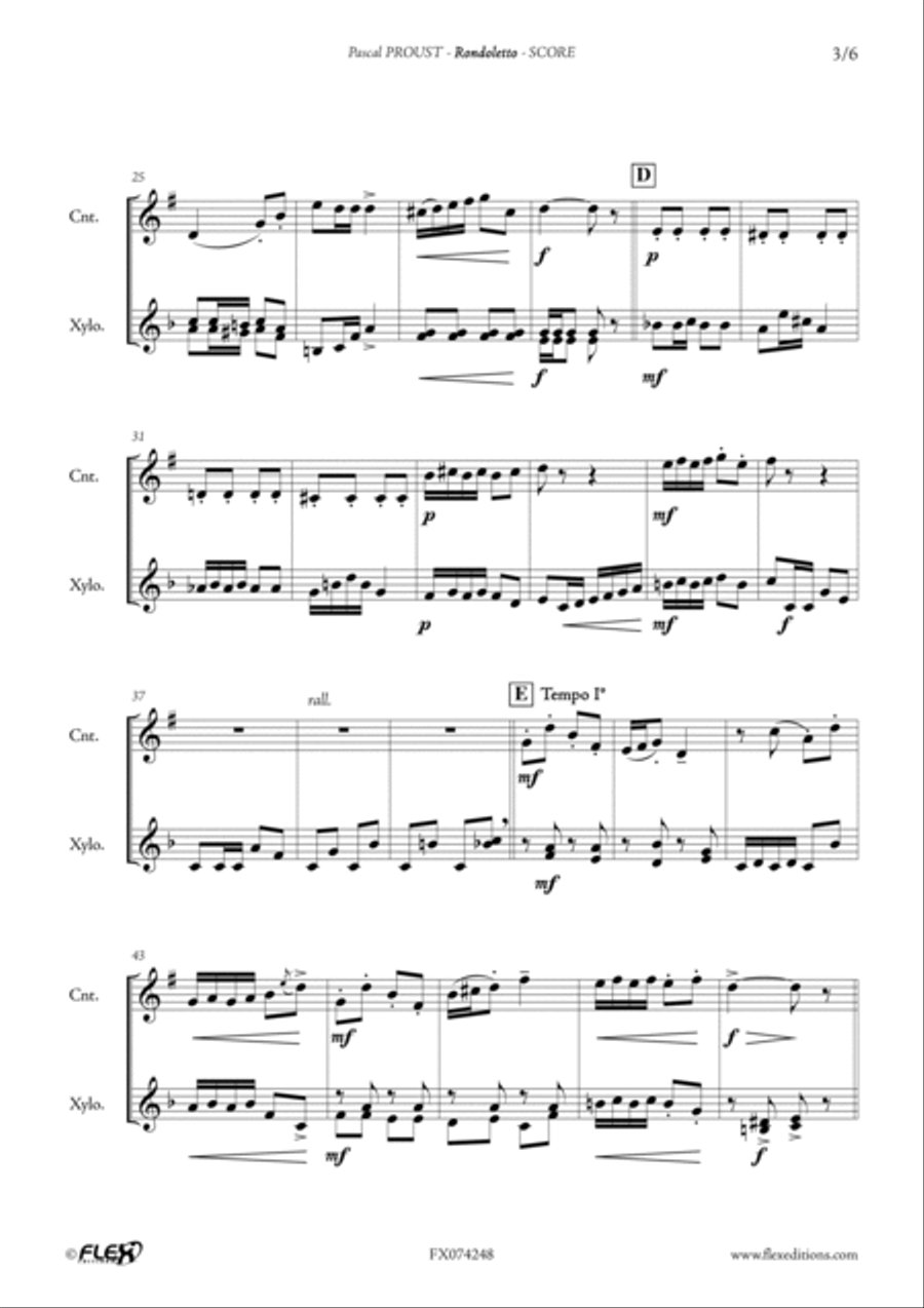 Rondoletto Cornet scores gallery preview page 3