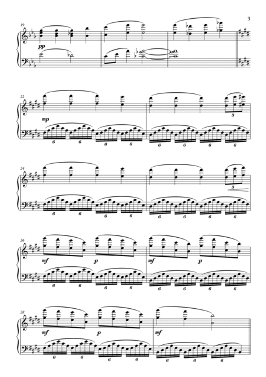 Transcendência Piano Solo scores gallery preview page 3