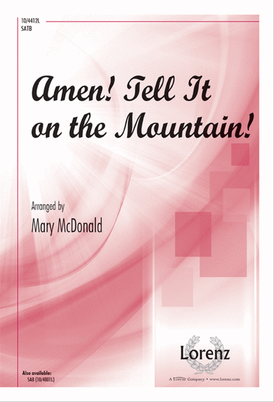 Amen! Tell It on the Mountain! 4-Part scores gallery preview page 1