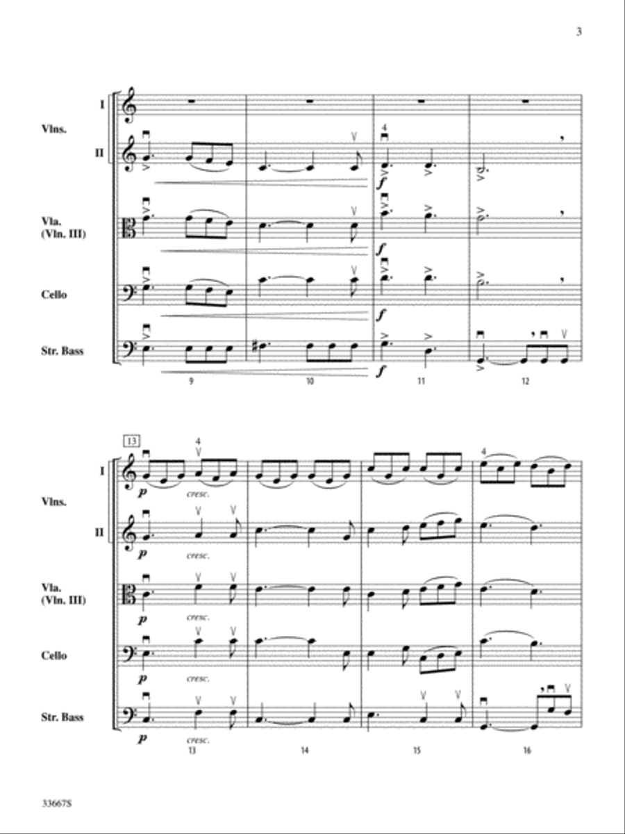 Scottish Symphony String Orchestra scores gallery preview page 3
