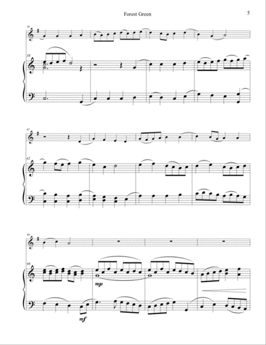 Forest Green Forest Green Horn scores gallery preview page 5
