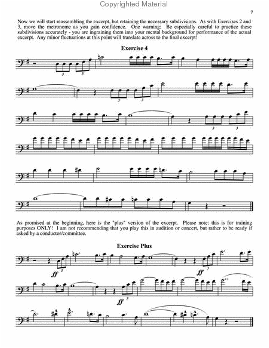 Preparatory Studies for Orchestral Excerpts, vol. 1 Tuba scores gallery preview page 4