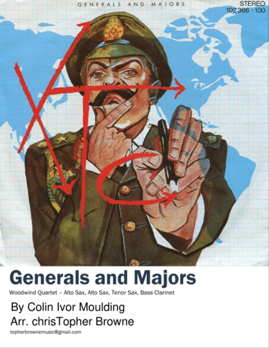 Generals And Majors Woodwind Quartet scores gallery preview page 1