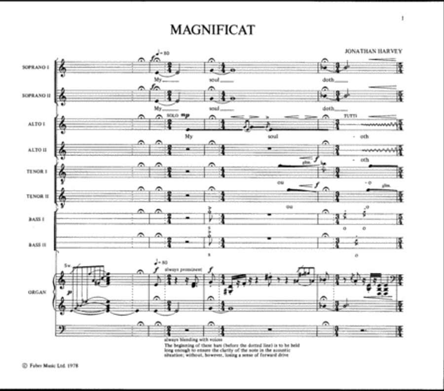 Magnificat and Nunc Dimittis 4-Part scores gallery preview page 2