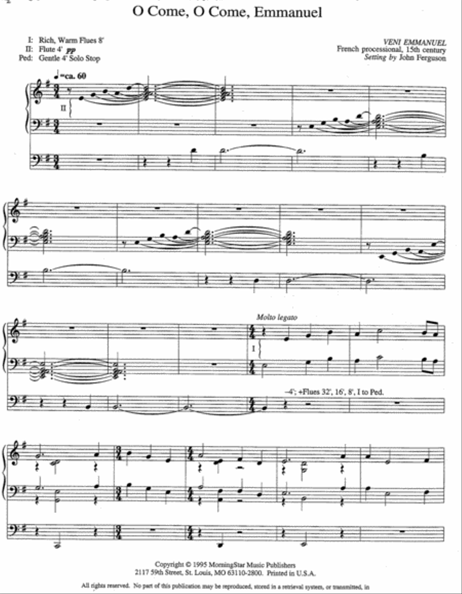 An Advent Triptych Organ scores gallery preview page 2